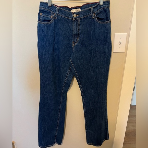 Levi’s Blue Denim Relaxed Boot Cut Jeans - Picture 1 of 5